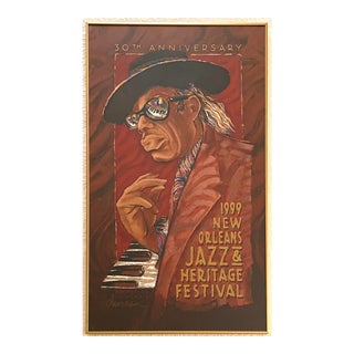 1999 Poster for the New Orleans Jazz and Heritage Festival For Sale
