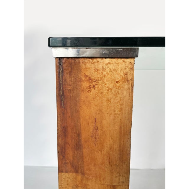 1970s Vintage Table in Crystal and Cork, 1970s For Sale - Image 5 of 13