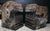XL Petrified Wood Bookends 6.5”h 5”w 4"d Natural Top Fossil Art Decor 19+ Lbs! For Sale - Image 4 of 11
