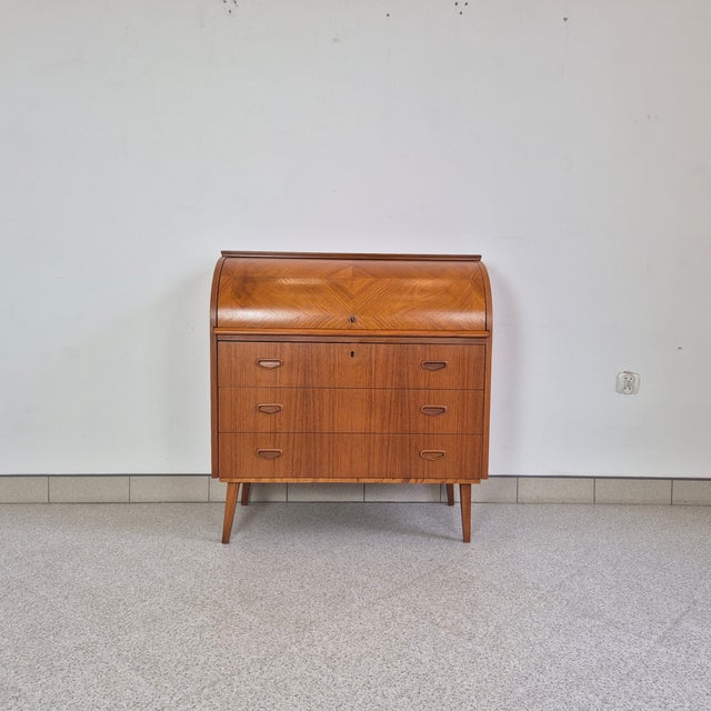 Mid-Century Secretary Desk by Egon Ostergaard for SMI, Sweden, 1960s For Sale - Image 13 of 13
