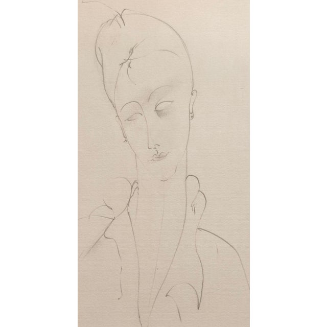 A. Modigliani, Lunia, Lithograph For Sale - Image 3 of 7