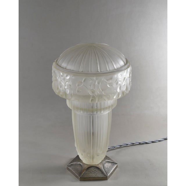 Georges Leleu French Art Deco Table Lamp by Georges Leleu - Hanots 1925 France For Sale - Image 4 of 18