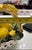 Vintage Italian Majolica Ceramic Lemon Basket With Bow & Woven Handle For Sale In Los Angeles - Image 6 of 7