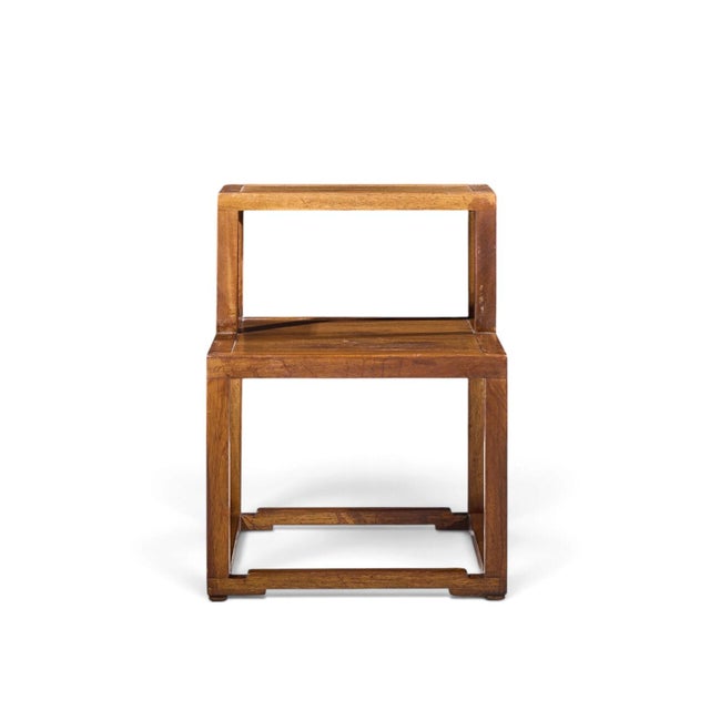Mid 20th Century Edward Wormley for Dunbar Mid Century Mahogany Step End Tables - Pair For Sale - Image 5 of 13