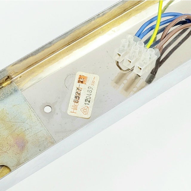 1970s Mid-Century Modern Tubular Murano Glass Wall Lights/Sconces From Hillebrand - a Pair For Sale - Image 10 of 11