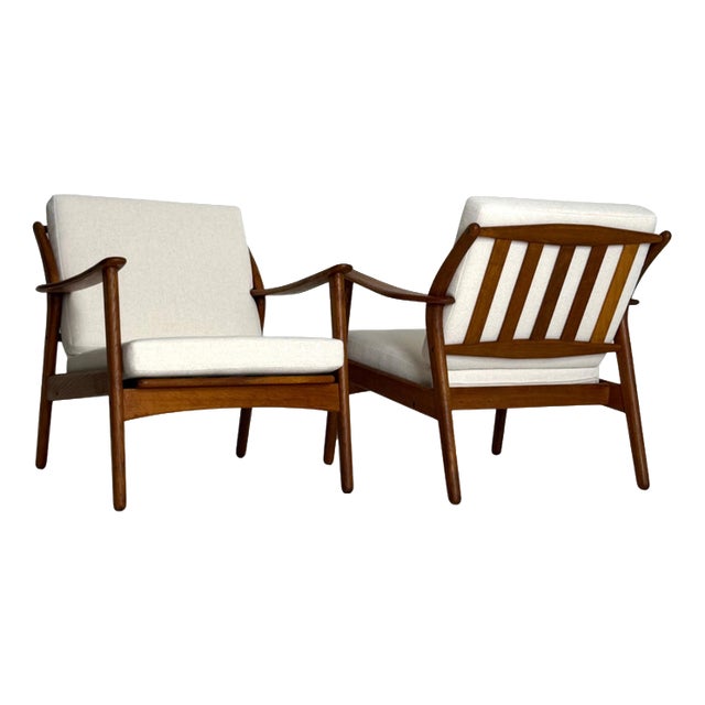 Lounge Chairs by Niels Koefoed, 1960s, Set of 2 For Sale