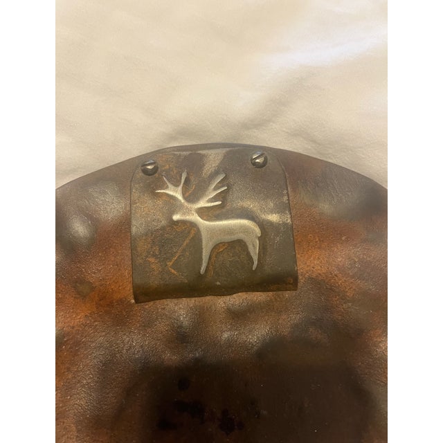Jan Barboglio Moose Metal Plates 4 Piece Set Rustic Handcrafted Wildlife Decor Collection For Sale - Image 11 of 12