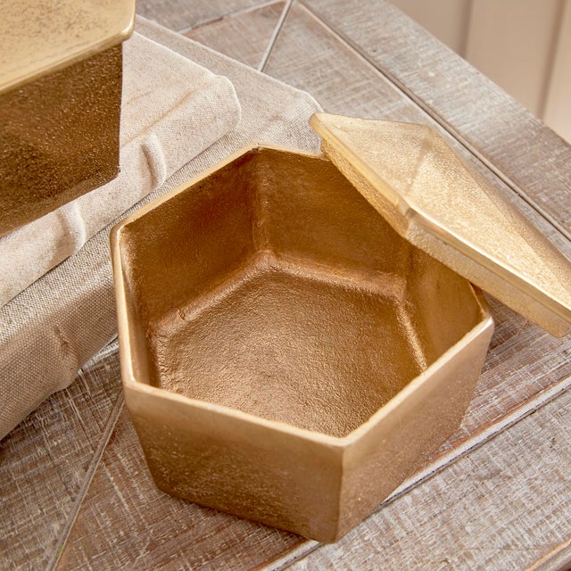 Luca Lidded Boxes, Set Of 2 For Sale - Image 9 of 9