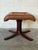 Tan Leather Ottoman Mid-Century Modern 1970s For Sale - Image 4 of 10