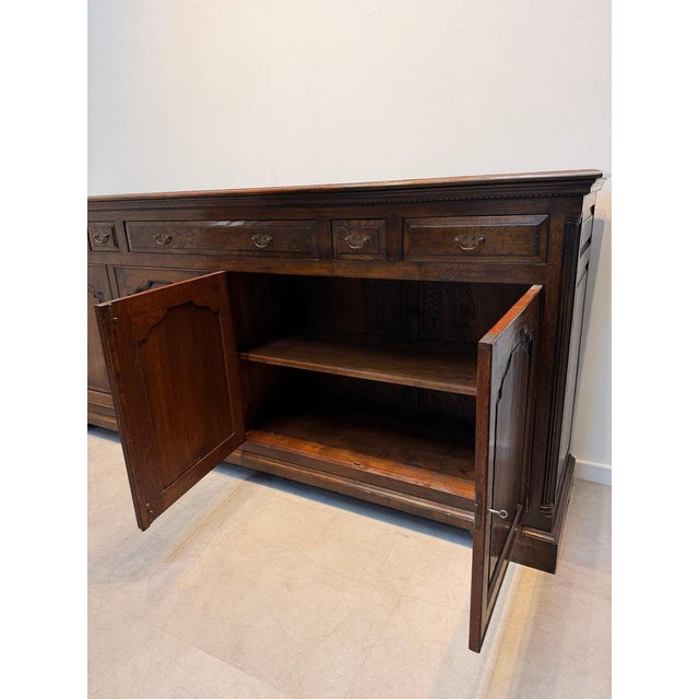 New England Oak Sideboard For Sale - Image 6 of 8