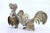 Silver Fighting Cocks with Reliefs, Set of 2 For Sale - Image 5 of 6