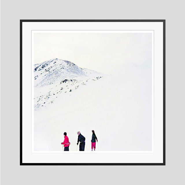 Mountain Top by Toni Frissell Three skiers take in the view, Klosters, Switzerland, 1951. (Photo by Toni Frissell) 16x16"...