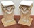 Wood Pair of Modern Neoclassical Carved Wood Whitewashed Marble Pedestals For Sale - Image 7 of 12