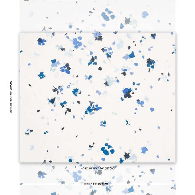 Based on artwork created by using thick paint and a palette knife in the brand's L.A. studio, Backdrop's Fairfarren in...