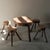 Brutalist Coffee Table with Stools, 1960s, Set of 5 For Sale - Image 12 of 14