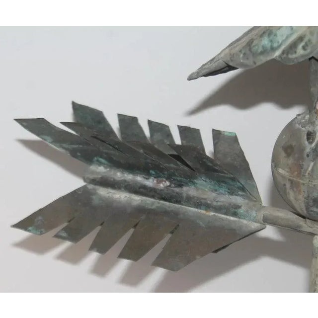 19thc Eagle Full Body Weathervane on Stand For Sale In Los Angeles - Image 6 of 11
