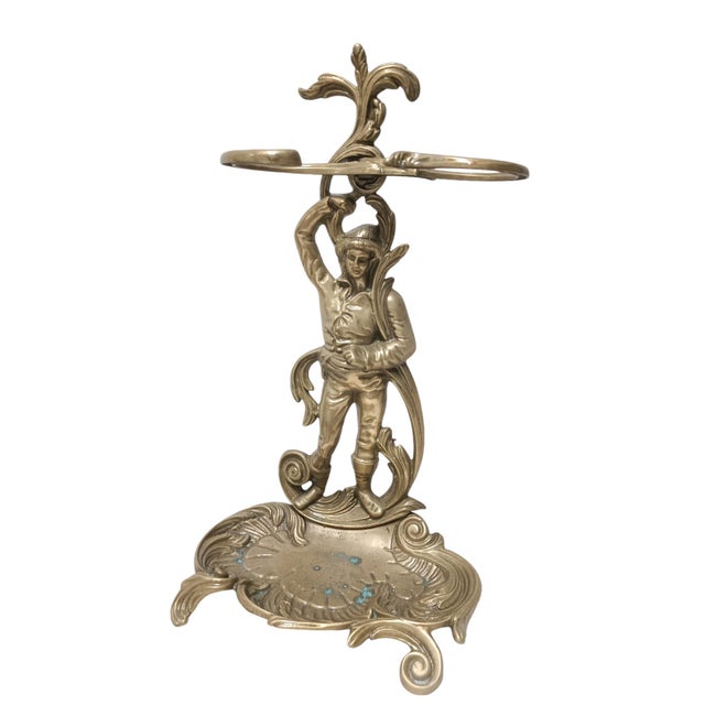 Metal Modern Cane Umbrella Stand, 1930 For Sale - Image 7 of 7
