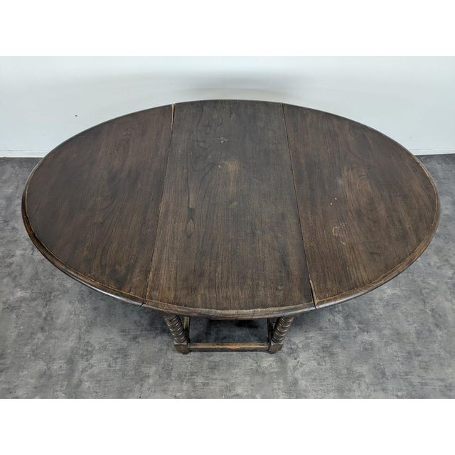 Gateleg Reel Dining Table For Sale - Image 3 of 6
