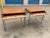 Mid Century Modern Pair of Walnut /Chrome Tables For Sale - Image 4 of 10