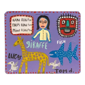 Palm Reader Tom Duimstra Outsider Art Painting