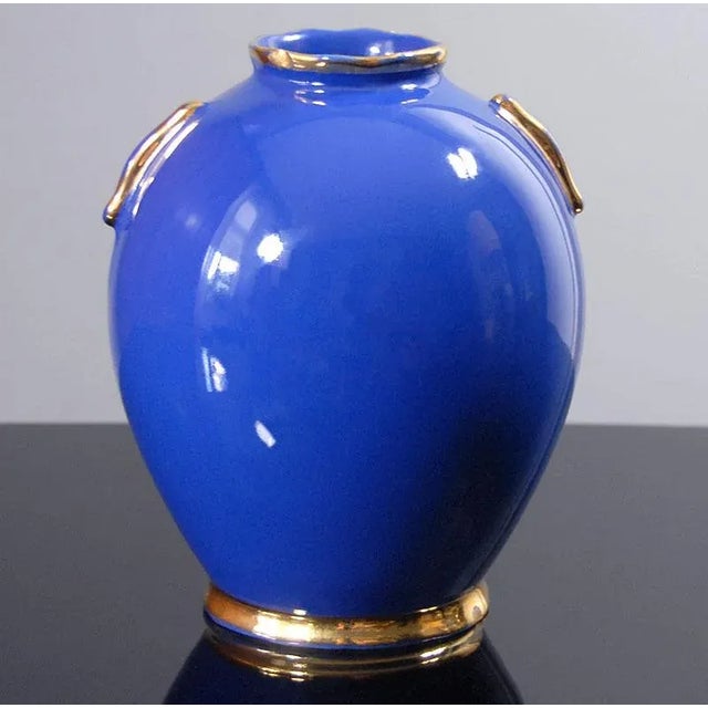 Vintage Belgian Vase by R. Chevalier for Boch Frères, in Good conditions. Designed 1920 to 1949 This piece has an...