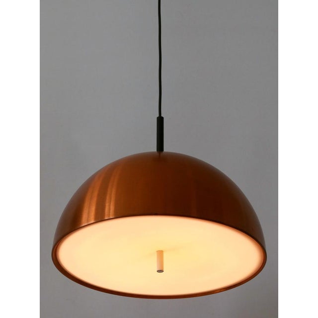 Metal Mid-Century Modern Copper Pendant Lamp from Staff & Schwarz, 1960s For Sale - Image 7 of 18