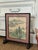 Traditional 1960s Asian Hand-Painted Landscape Tabletop Screen | Traditional Oriental Desk Decor For Sale - Image 3 of 11