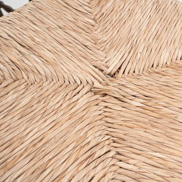 Set of Early 20th Century Popular Rustic Armchairs in Wood and Rattan For Sale - Image 12 of 18