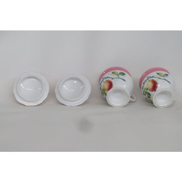 Late 20th Century Set of Two Espresso or Sugar Cups With Lids 4537b For Sale In Miami - Image 6 of 8