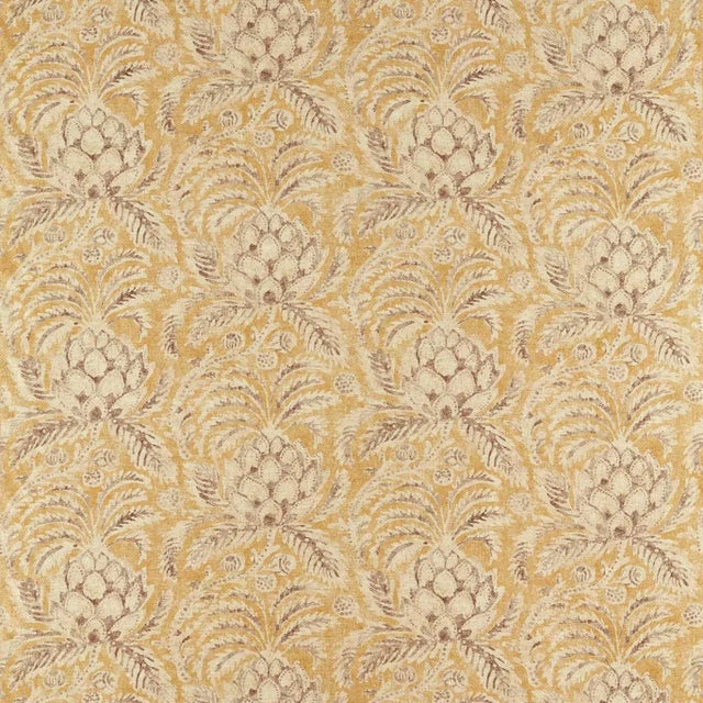Zoffany Pina de Indes Fabric in Tigers Eye - a Sample For Sale