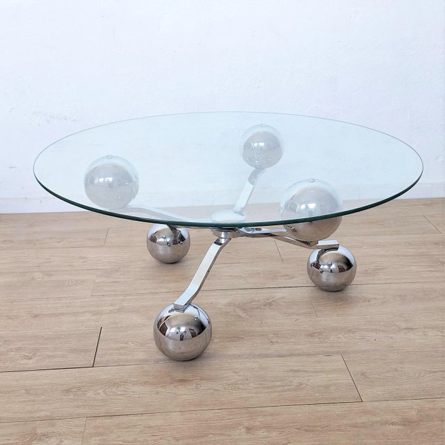 1960s Space Age Sputnik Coffee Table, 1960s For Sale - Image 5 of 7
