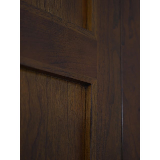 Stickley Mission Cherry Tv Entertainment Unit Armoire For Sale - Image 9 of 16