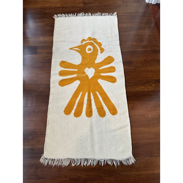 Vintage Handwoven Saddle Blanket in Mohair & Alpaca For Sale - Image 13 of 14