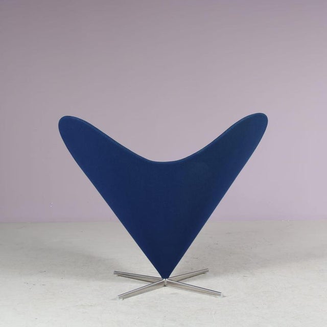 Metal Heart Cone Chair by Verner Panton for Vitra, Germany For Sale - Image 7 of 11