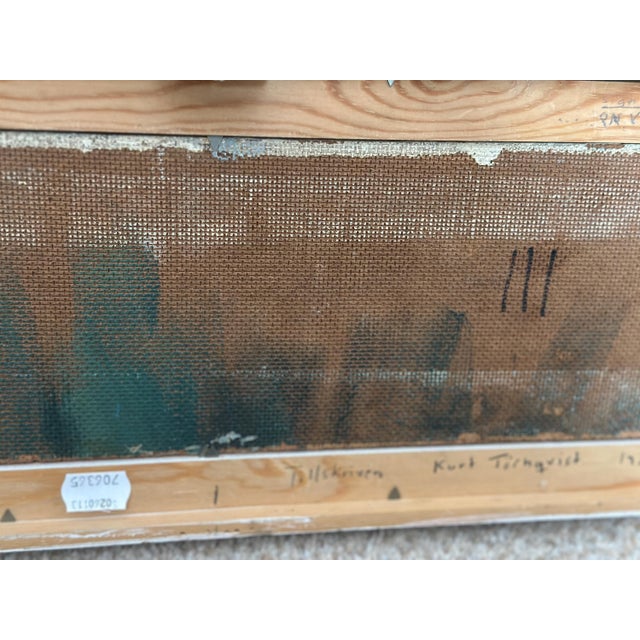 Kurt Törnqvist, House, 1947, Oil on Panel, Framed For Sale - Image 14 of 18