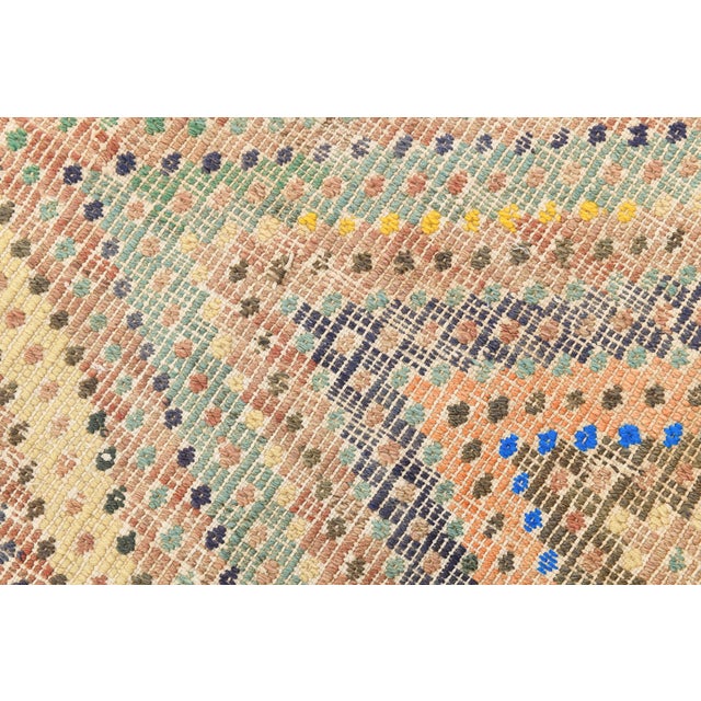 Vintage Wool Runner Kilim Rug For Sale - Image 5 of 11