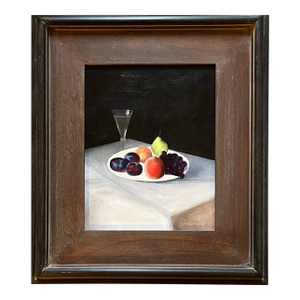 Still Life Oil Painting With No Shadows by Satori Gregorakis