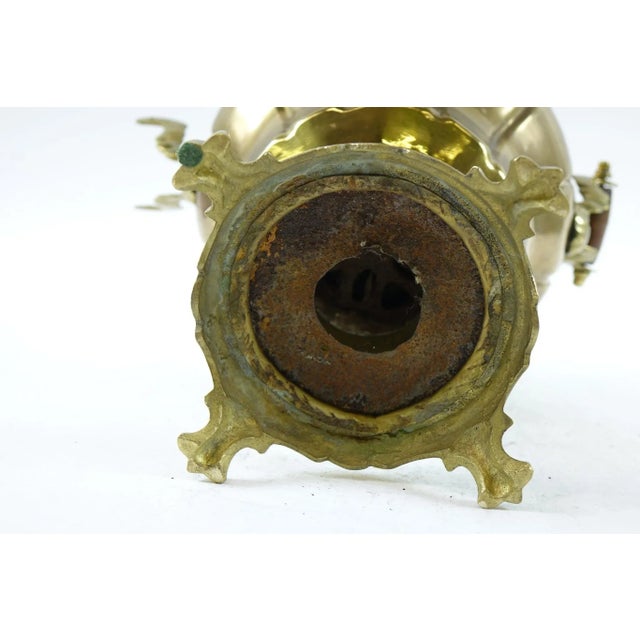 Antique Persian Brass Samovar Early 20th Century With Stamps For Sale - Image 6 of 7