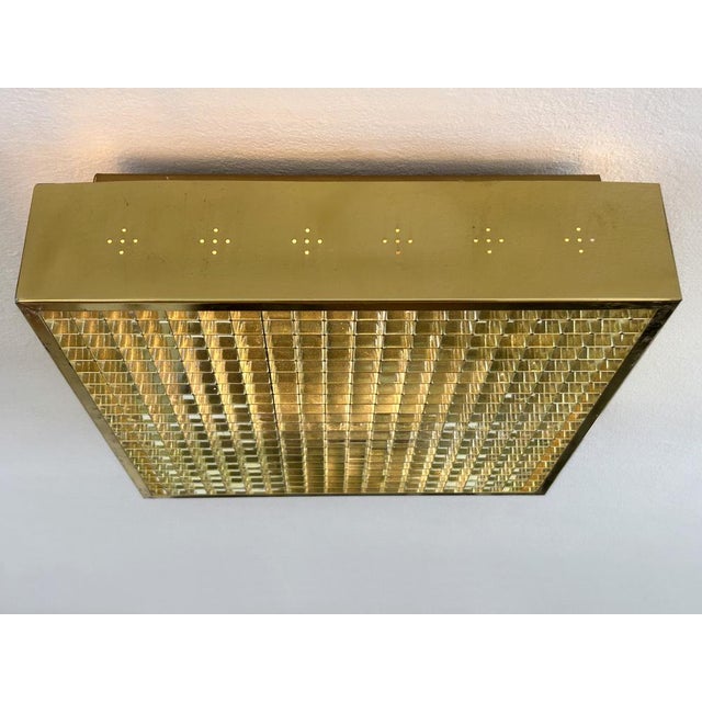 Mid-Century Modern Brass Flush Mount, Sweden, 1960s For Sale - Image 15 of 18