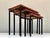 Pastoe Nesting Tables in Teak and Black Iron by Cees Braakman for Pastoe, 1950s, Set of 3 For Sale - Image 4 of 13