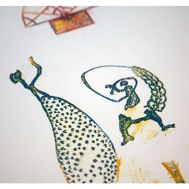 1970s Modern Max Ernst Lithograph - Original Limited Ed. Arches For Sale - Image 5 of 7