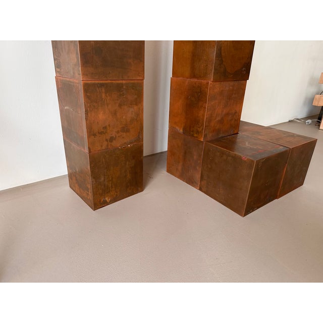 Paul Kelley, Magnetic Copper Cubes, 2000s, Copper, Set of 10 For Sale - Image 4 of 12