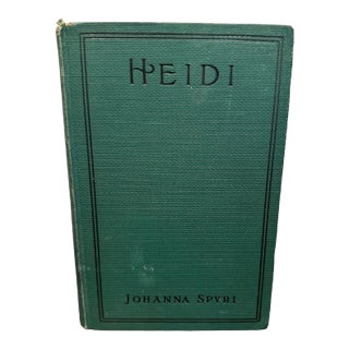 Antique 1901 Hardcover Book Heidi: A Story for Girls Children’s Literature by Johanna Spyri For Sale