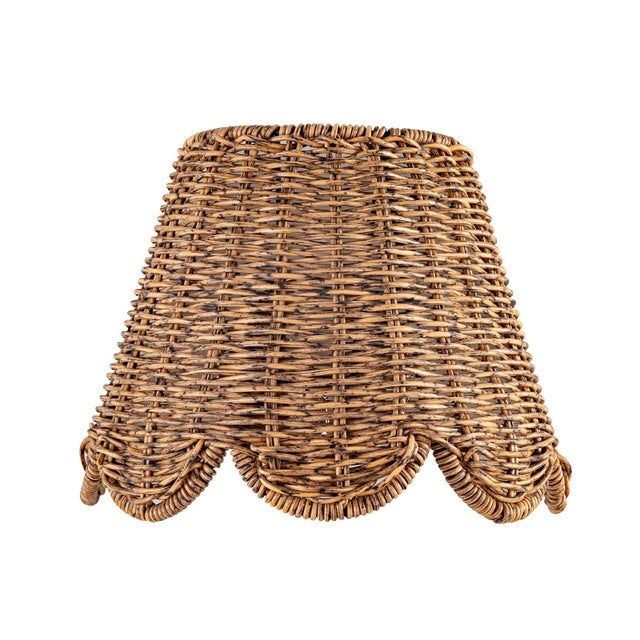 The Kismet Sconce is a perfect fixture for any room with a sweet, simple design and woven rattan-like shade. And because...