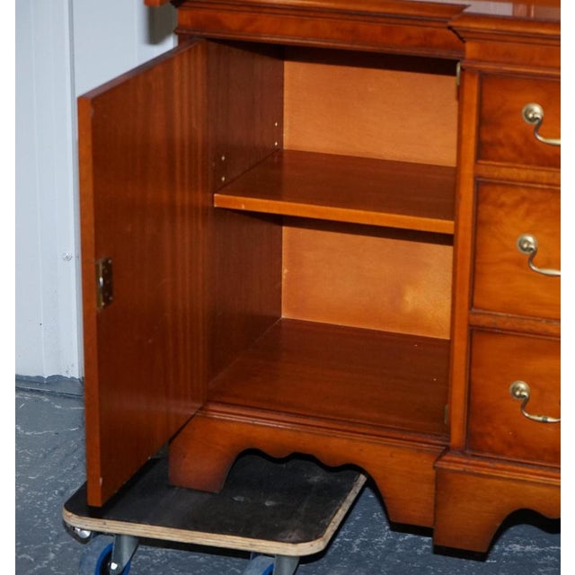 Vintage Yew Wood Display Cabinet from Bradley England For Sale - Image 13 of 18