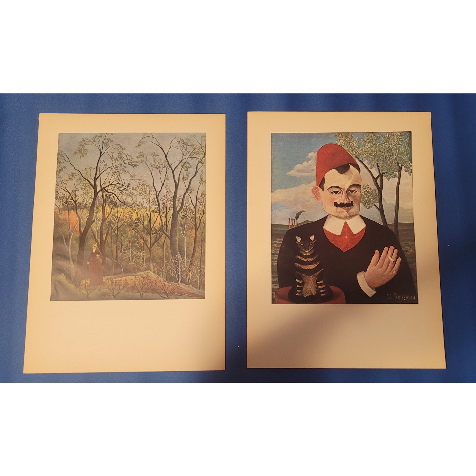 1940s 2 Rare HTF Authentic Original Henri Rousseau Color Plate ...