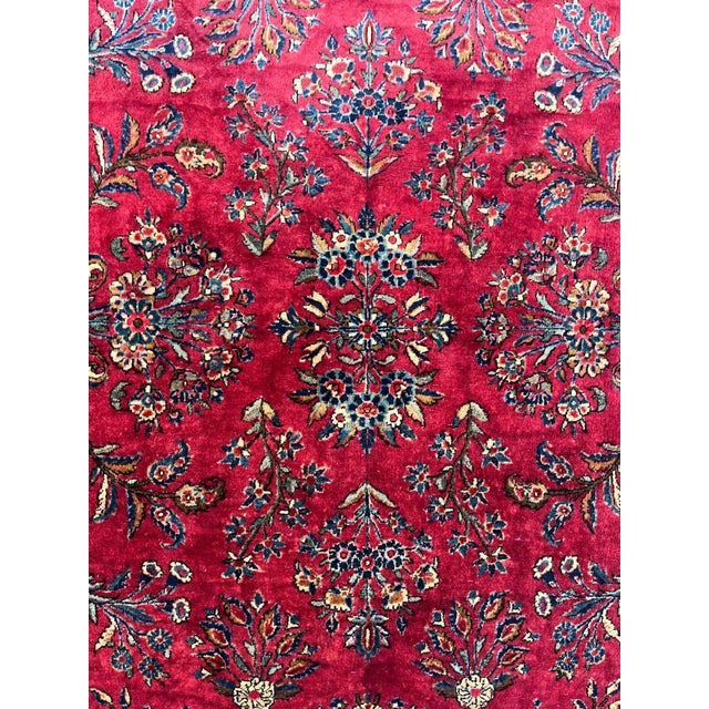 Manchester wool pile genuine hand made Exceptionally fine Persian kashan