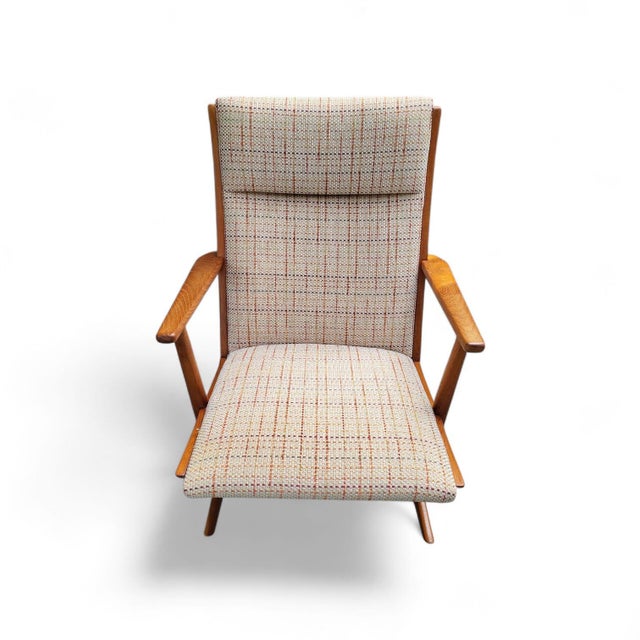 Original Model 97 rocking chair, designed by Søren Georg Jensen for the renowned Danish manufacturer Tønder Møbelværk in...