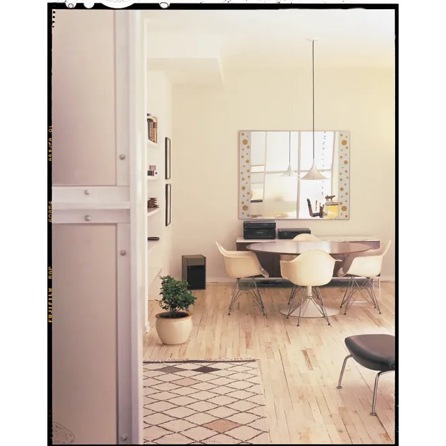 1990s Large Vintage Mirror With Decorative Hand Painted Side Panels For Sale - Image 5 of 5