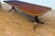 Traditional Georgian Style Satinwood Banded Mahogany Dining Table by Leighton Hall - Showroom Sample For Sale In Atlanta - Image 6 of 18